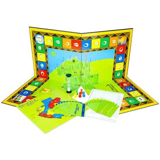 Juego familiar, diversión, educación, fabricación de juegos de mesa personalizados